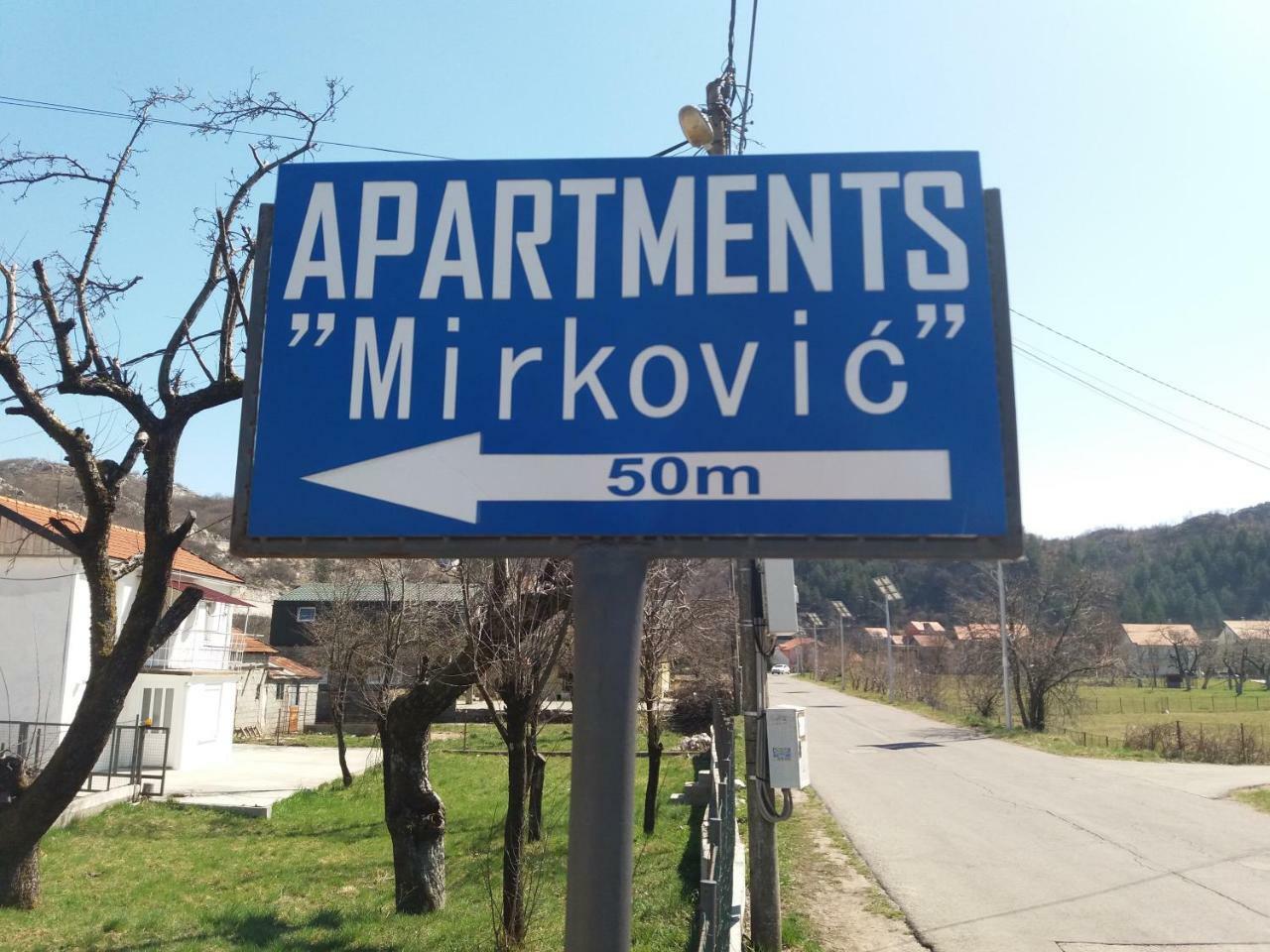 Apartments Mirkovic Cetinje Exteriér fotografie